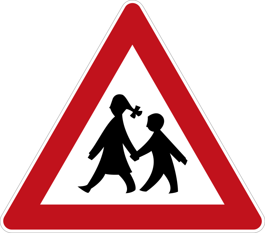 Verkehrszeichen "Kinder"