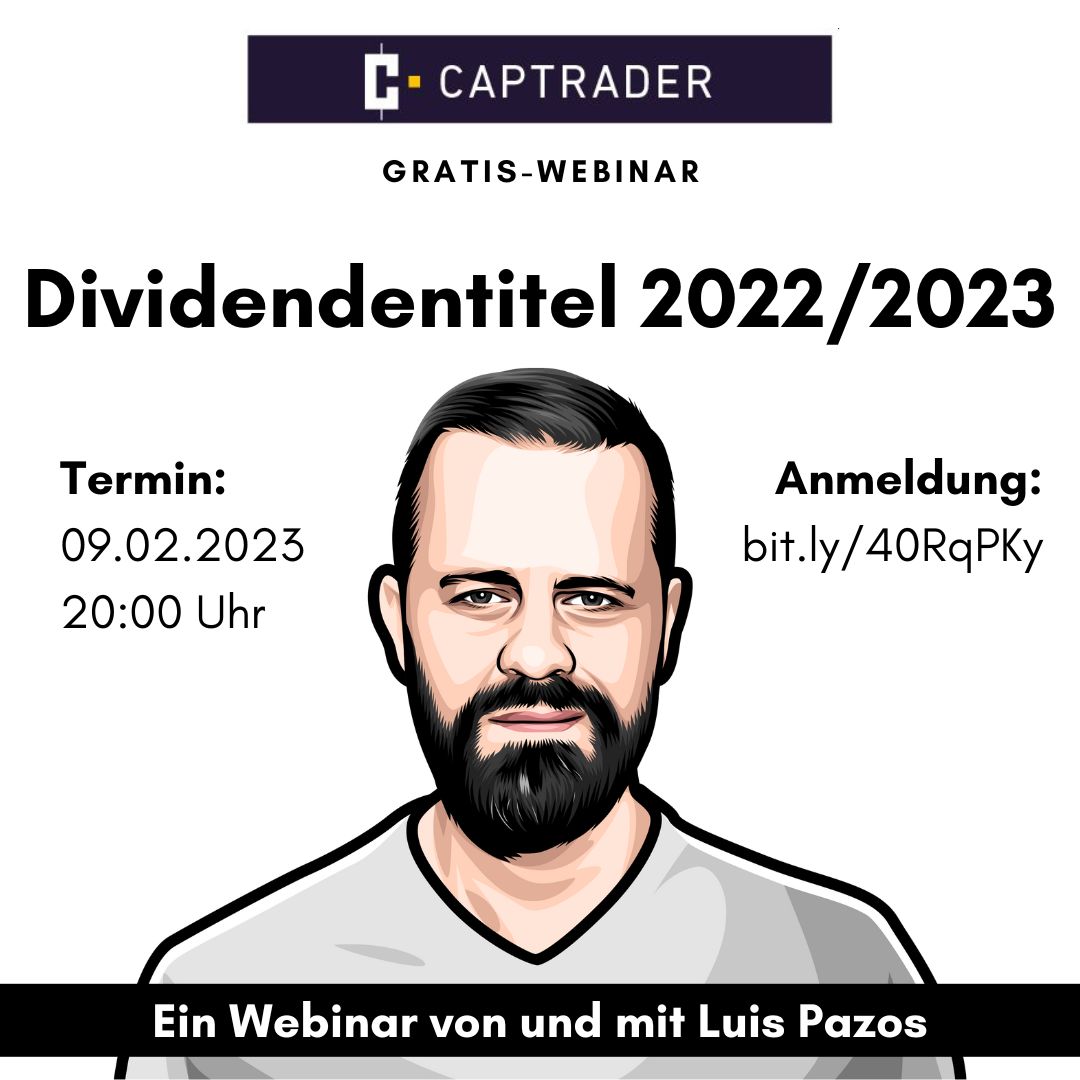 CapTrader-Banner zum Dividendentitel-Webinar