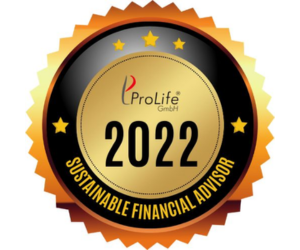 ProLife Sustainable Financial Advisor 2022